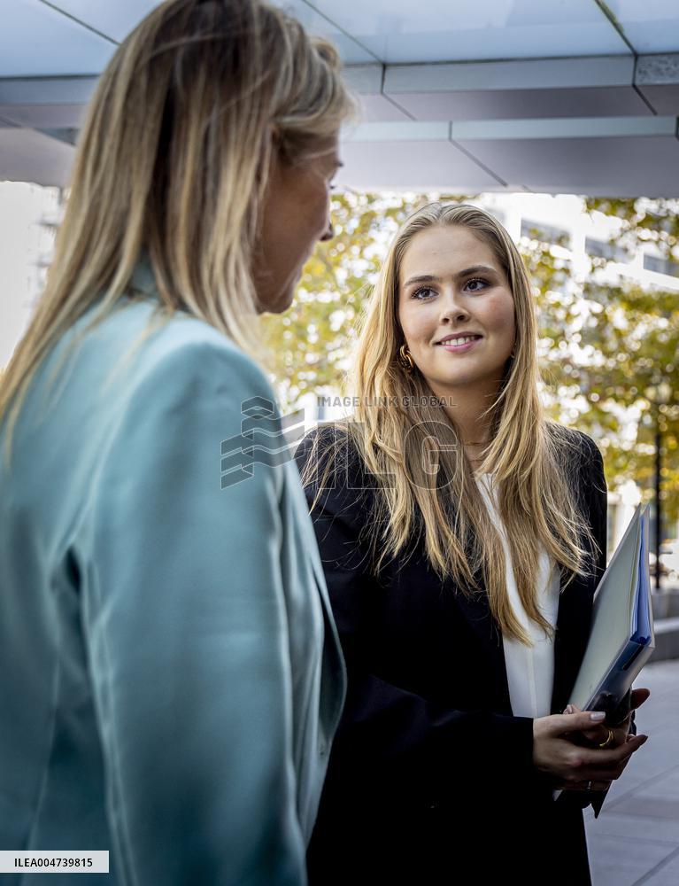 Queen Máxima And Princess Amalia Visit Washington