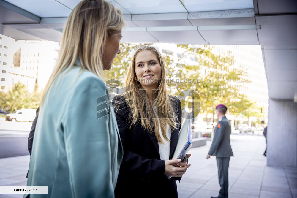 Queen Máxima And Princess Amalia Visit Washington
