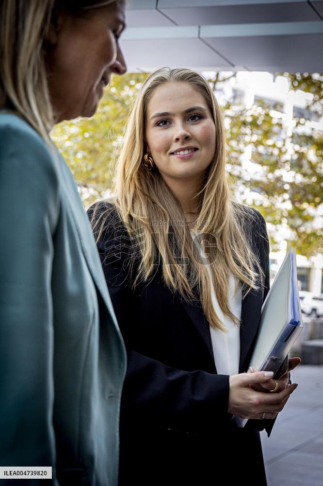 Queen Máxima And Princess Amalia Visit Washington