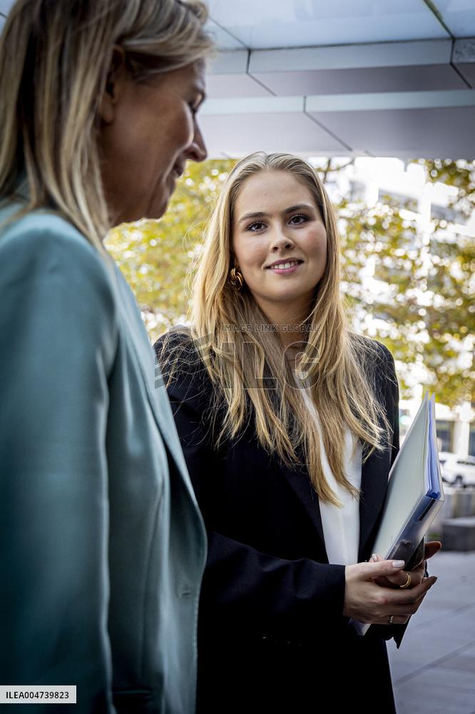 Queen Máxima And Princess Amalia Visit Washington