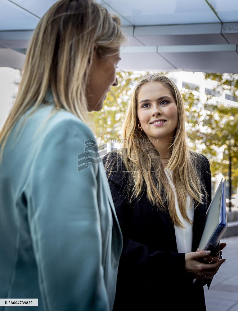 Queen Máxima And Princess Amalia Visit Washington