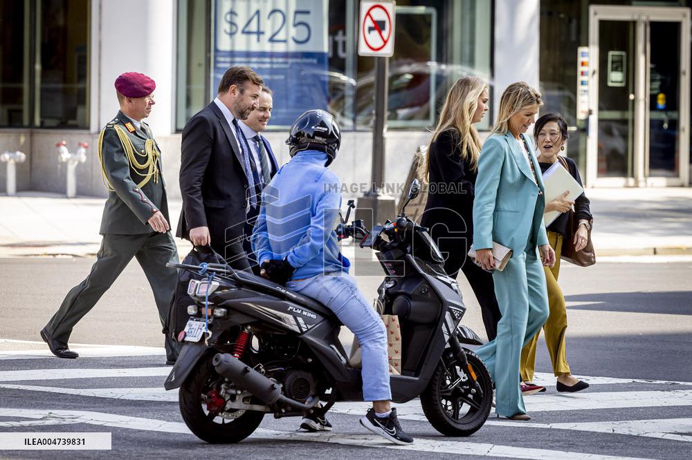 Queen Máxima And Princess Amalia Visit Washington