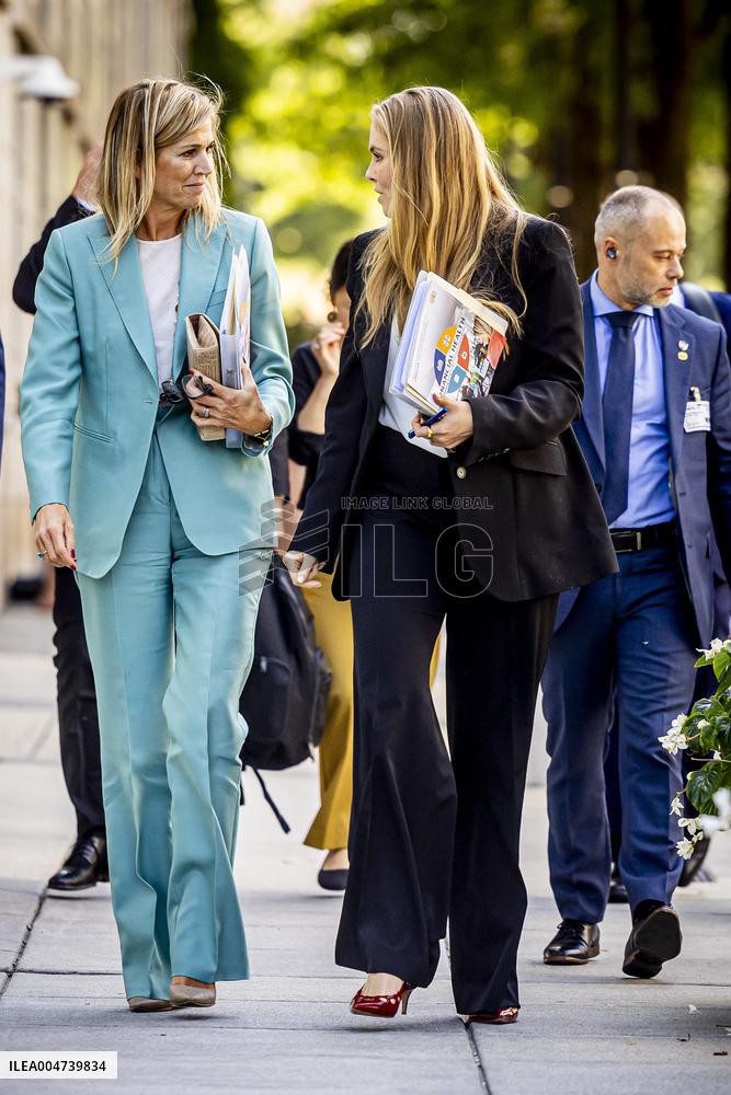 Queen Máxima And Princess Amalia Visit Washington