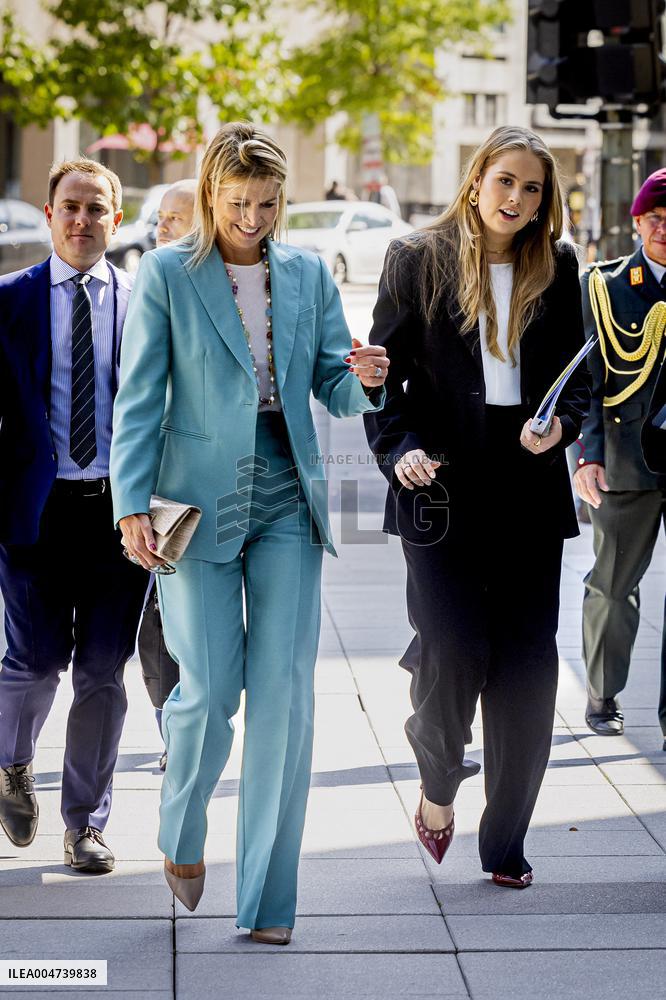 Queen Máxima And Princess Amalia Visit Washington