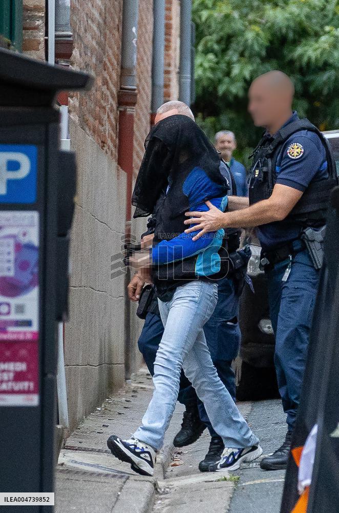 Cedric Jubillar Arrives for Second Day of His Trial - Albi