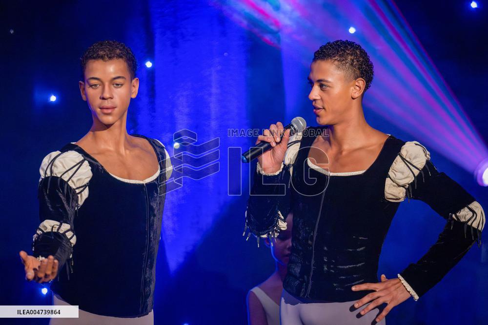 Guillaume Diop Unveils His Wax Statue at The Grevin Museum - Paris