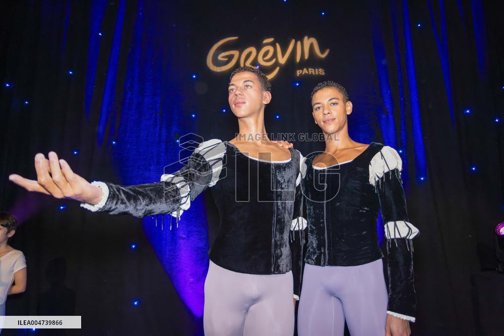 Guillaume Diop Unveils His Wax Statue at The Grevin Museum - Paris