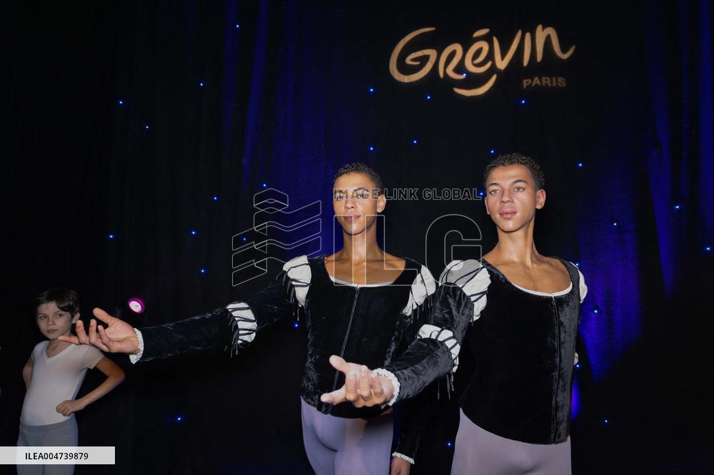 Guillaume Diop Unveils His Wax Statue at The Grevin Museum - Paris