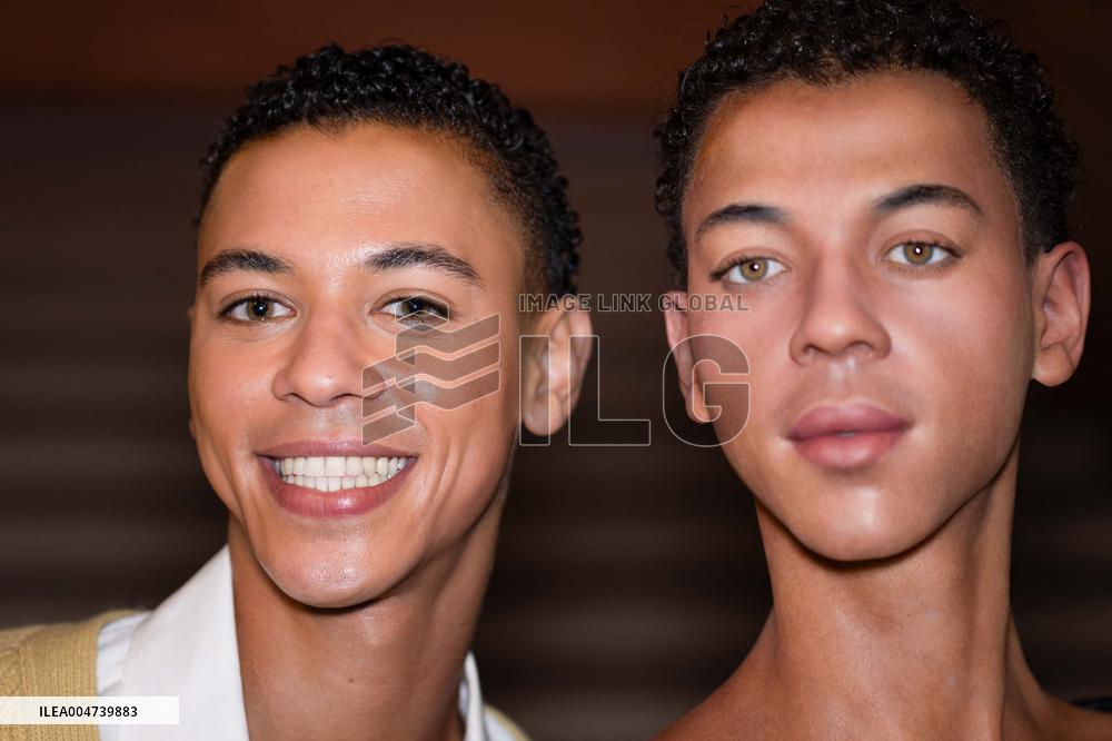 Guillaume Diop Unveils His Wax Statue at The Grevin Museum - Paris