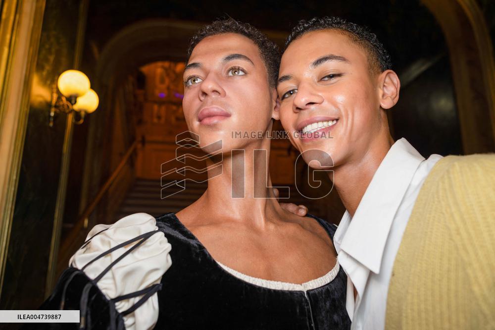 Guillaume Diop Unveils His Wax Statue at The Grevin Museum - Paris