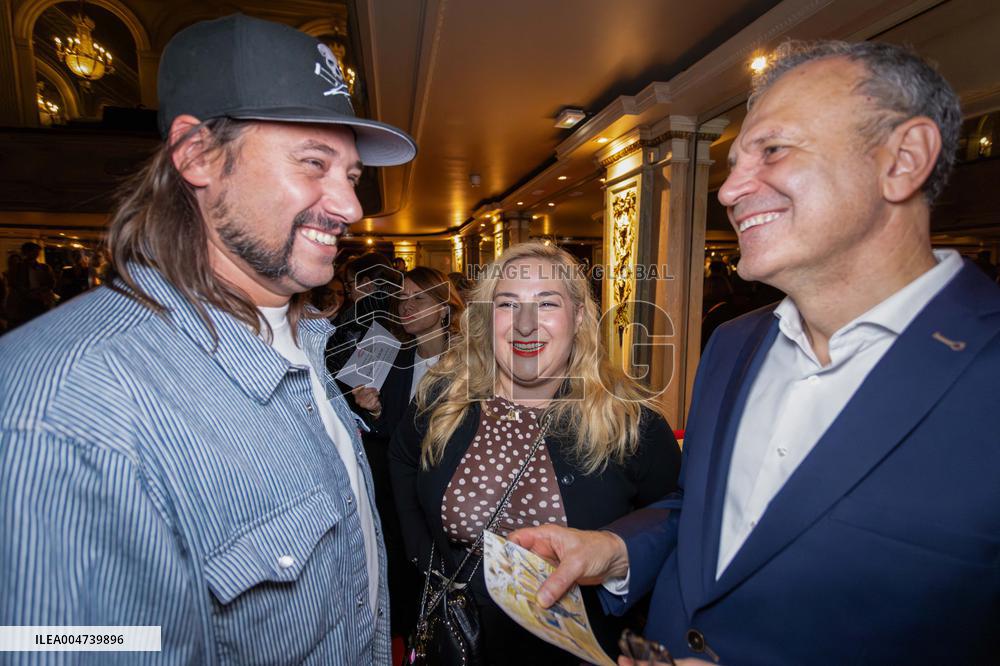 Guillaume Diop Unveils His Wax Statue at The Grevin Museum - Paris