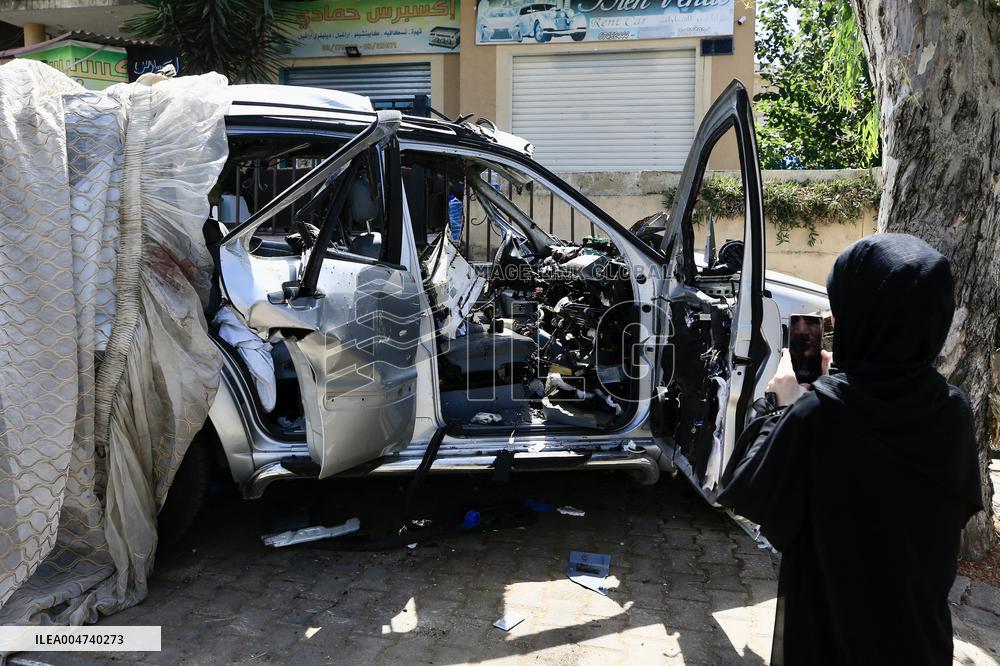 Israeli Airstrike Aftermath - Lebanon