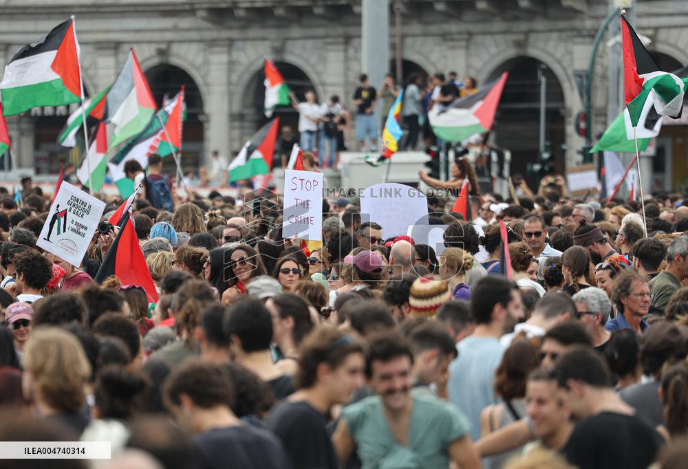 ITALY-ROME-PRO-PALESTINE-PROTES