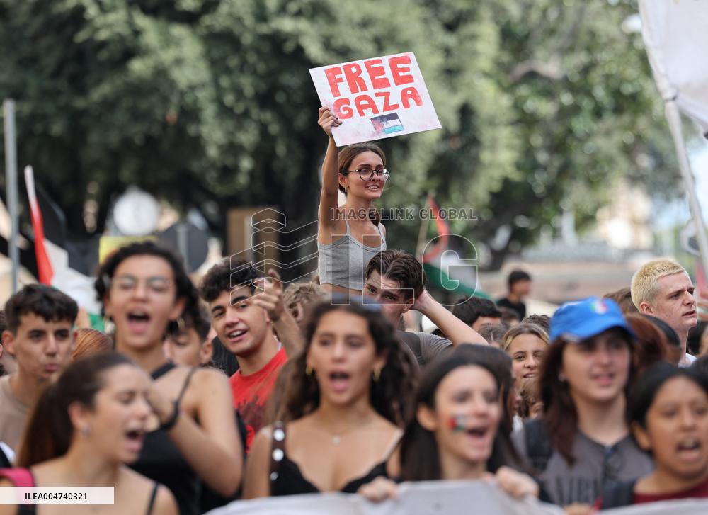 ITALY-ROME-PRO-PALESTINE-PROTES
