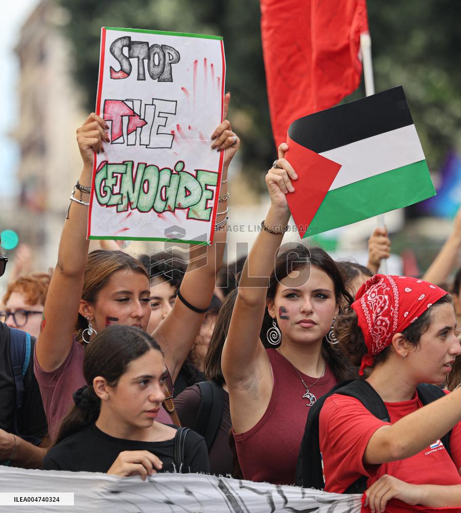 ITALY-ROME-PRO-PALESTINE-PROTES