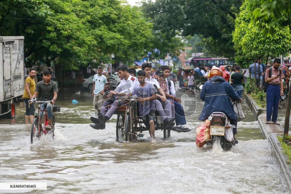 Heavy Rains Flood Dhaka - Bangladesh