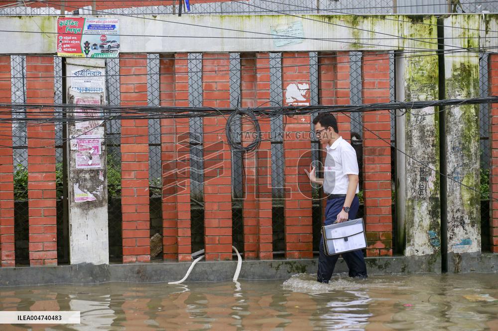 Heavy Rains Flood Dhaka - Bangladesh