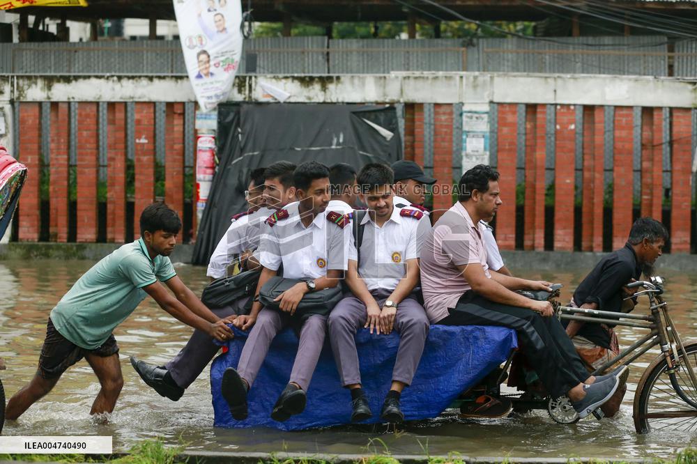 Heavy Rains Flood Dhaka - Bangladesh