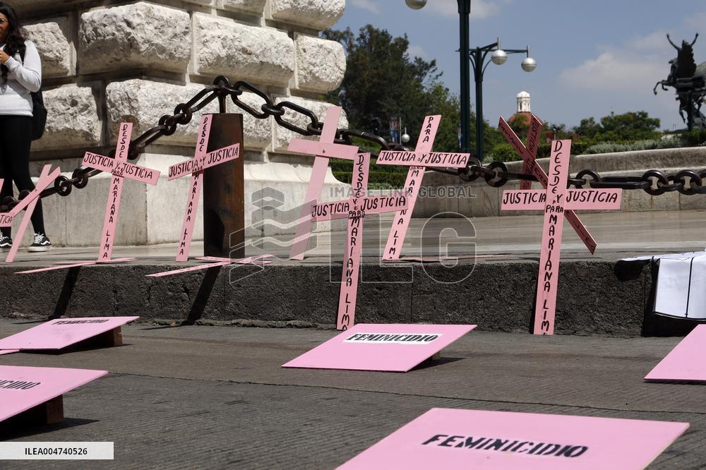Demonstration Demanding Justice For Victims Of Feminicides - Mexico