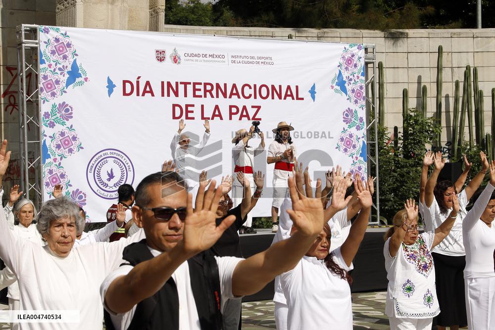 Tai Chi Class for the International Day of Peace - Mexico