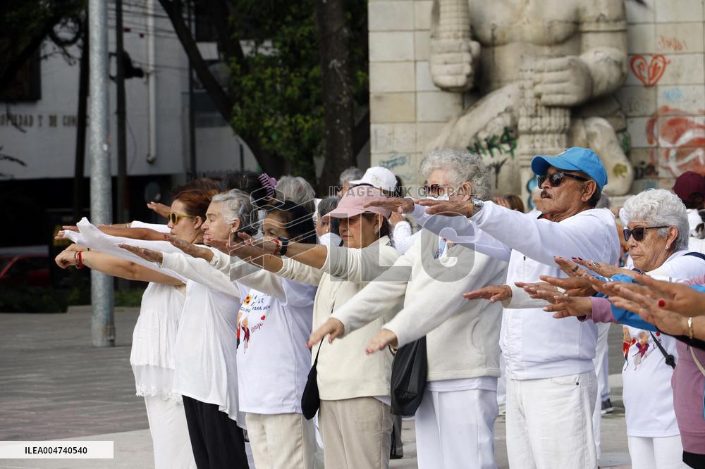 Tai Chi Class for the International Day of Peace - Mexico