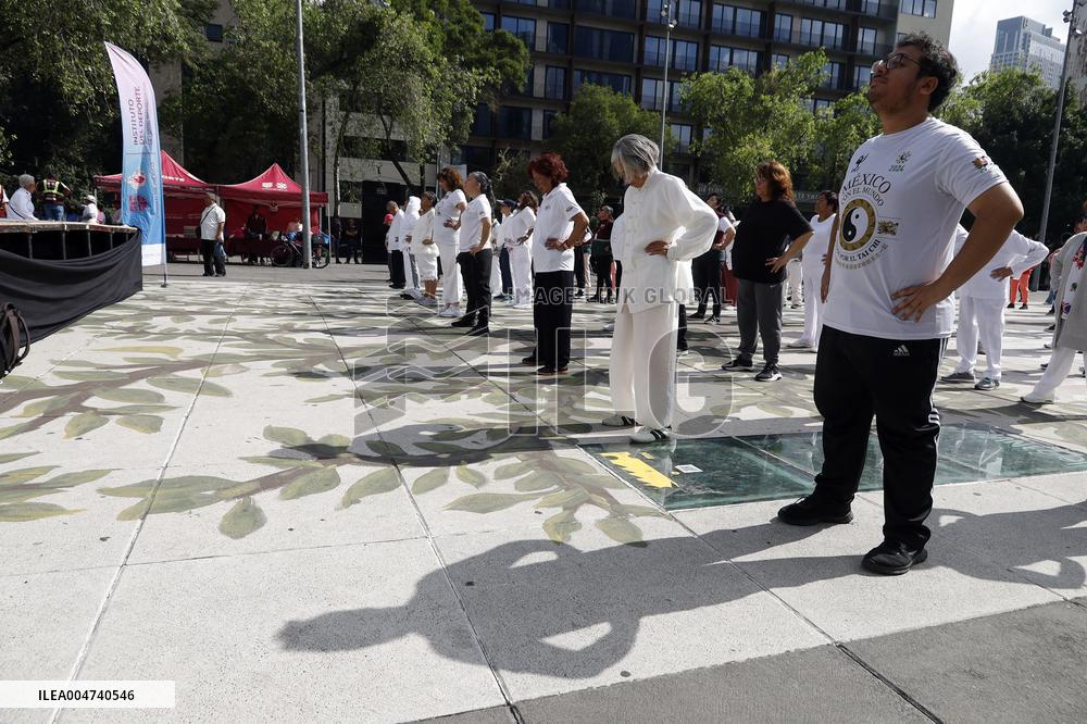 Tai Chi Class for the International Day of Peace - Mexico