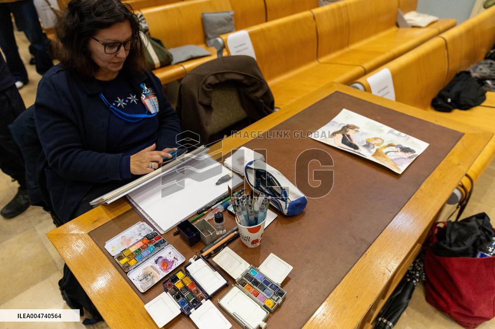 Second Day of Cedric Jubillar's Trial - Albi