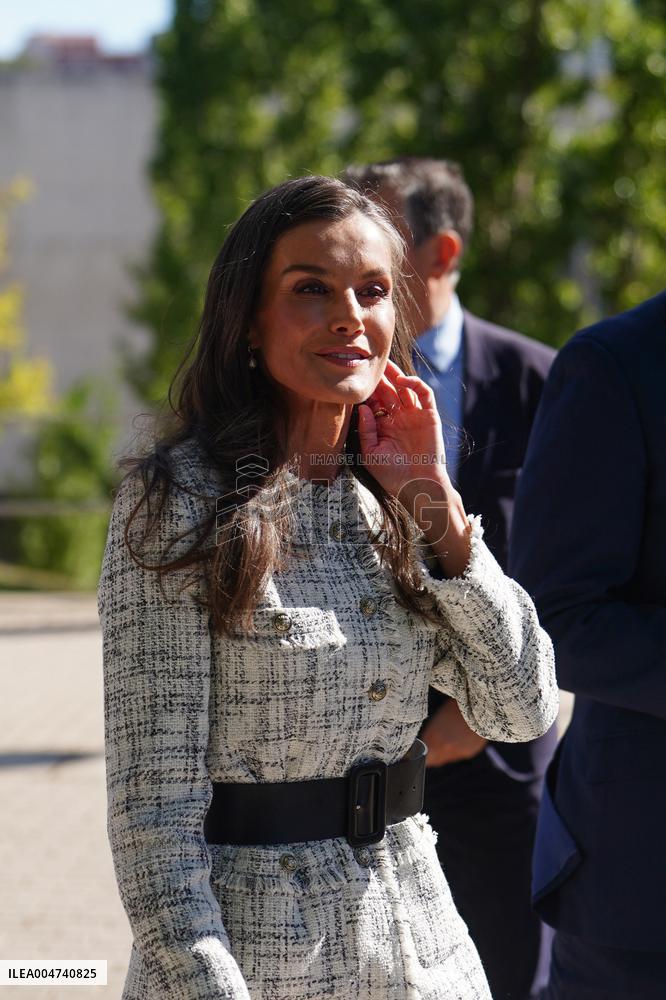 Queen Letizia Visit Cancer Research Center - Salamanca
