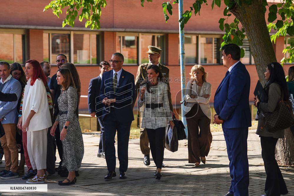 Queen Letizia Visit Cancer Research Center - Salamanca