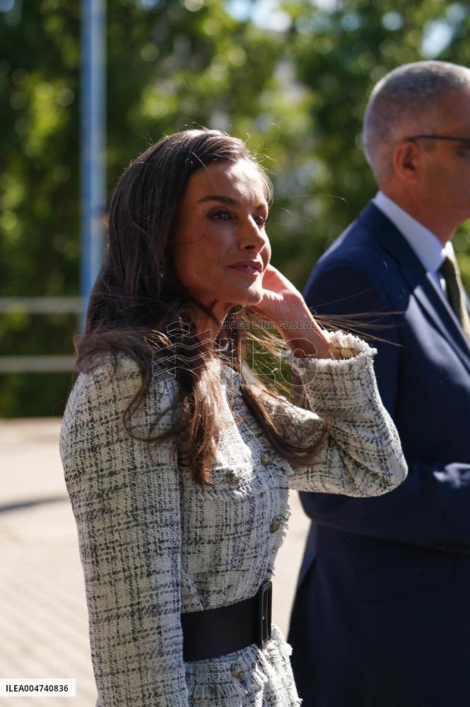 Queen Letizia Visit Cancer Research Center - Salamanca