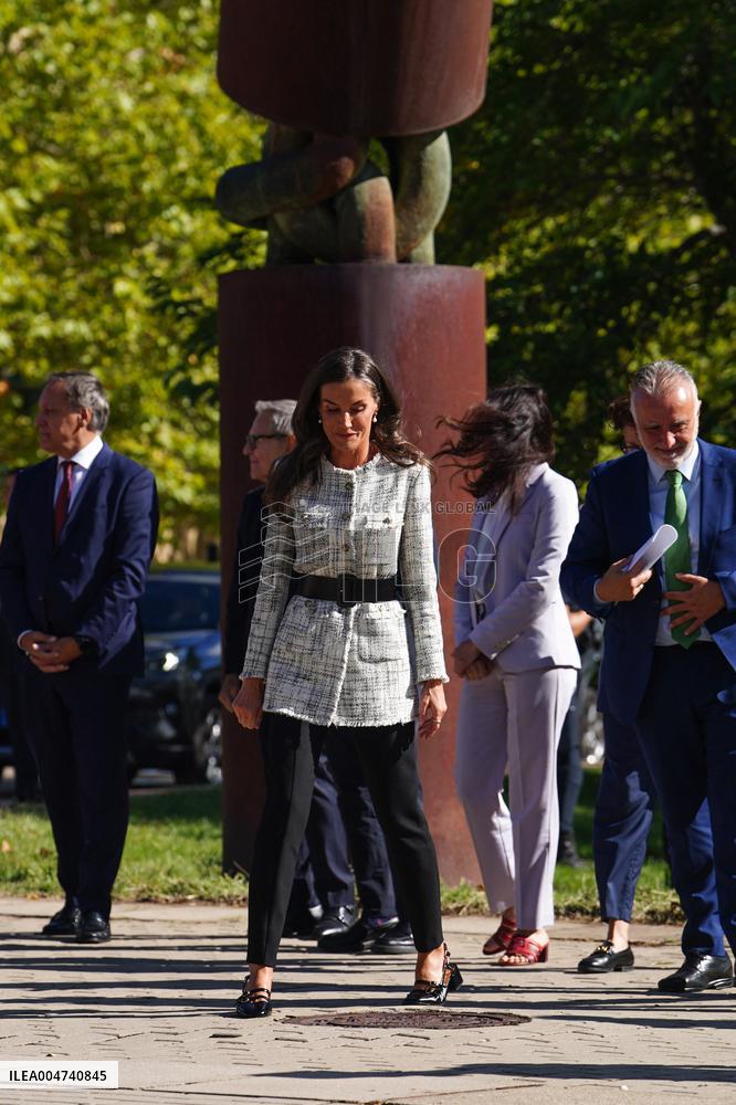 Queen Letizia Visit Cancer Research Center - Salamanca