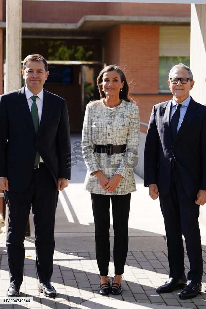 Queen Letizia Visit Cancer Research Center - Salamanca
