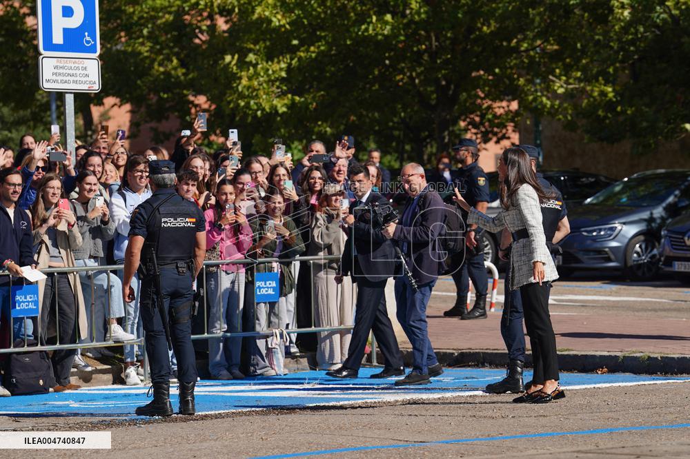 Queen Letizia Visit Cancer Research Center - Salamanca