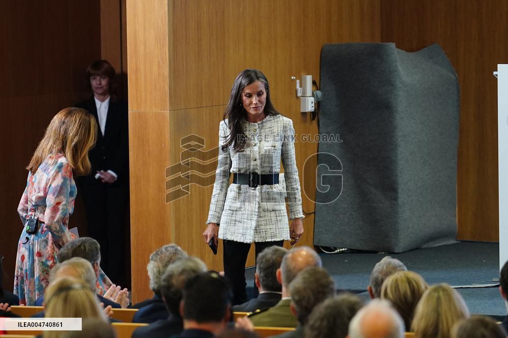 Queen Letizia Visit Cancer Research Center - Salamanca