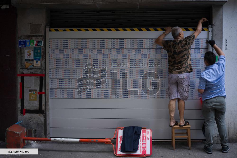 Southern China Prepares for Typhoon Ragasa