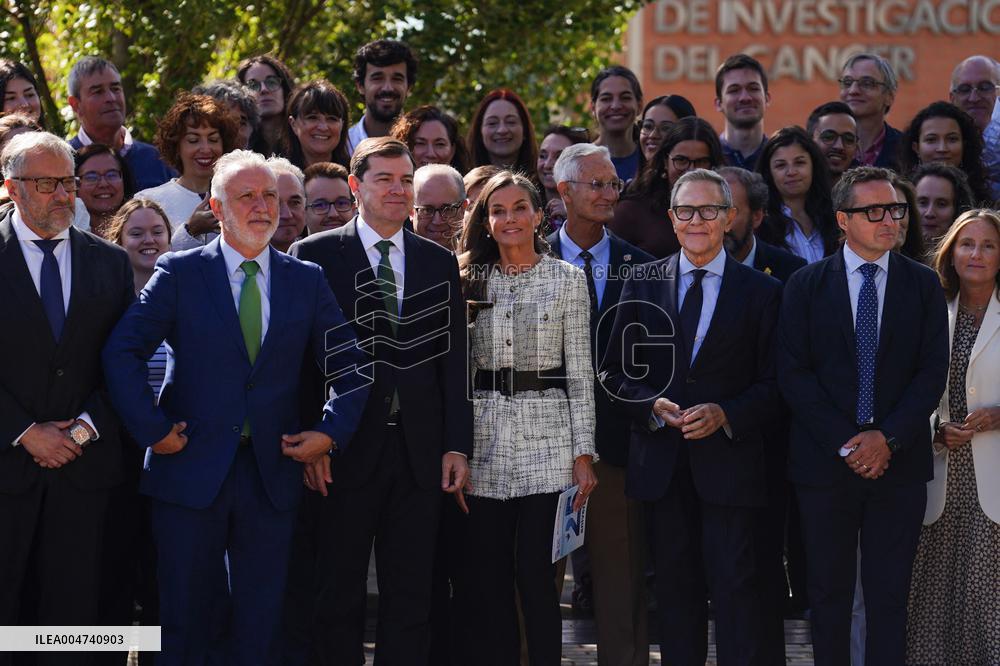 Queen Letizia Visit Cancer Research Center - Salamanca