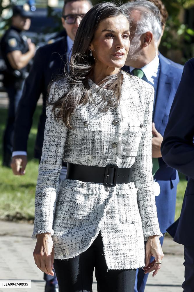 Queen Letizia Visit Cancer Research Center - Salamanca
