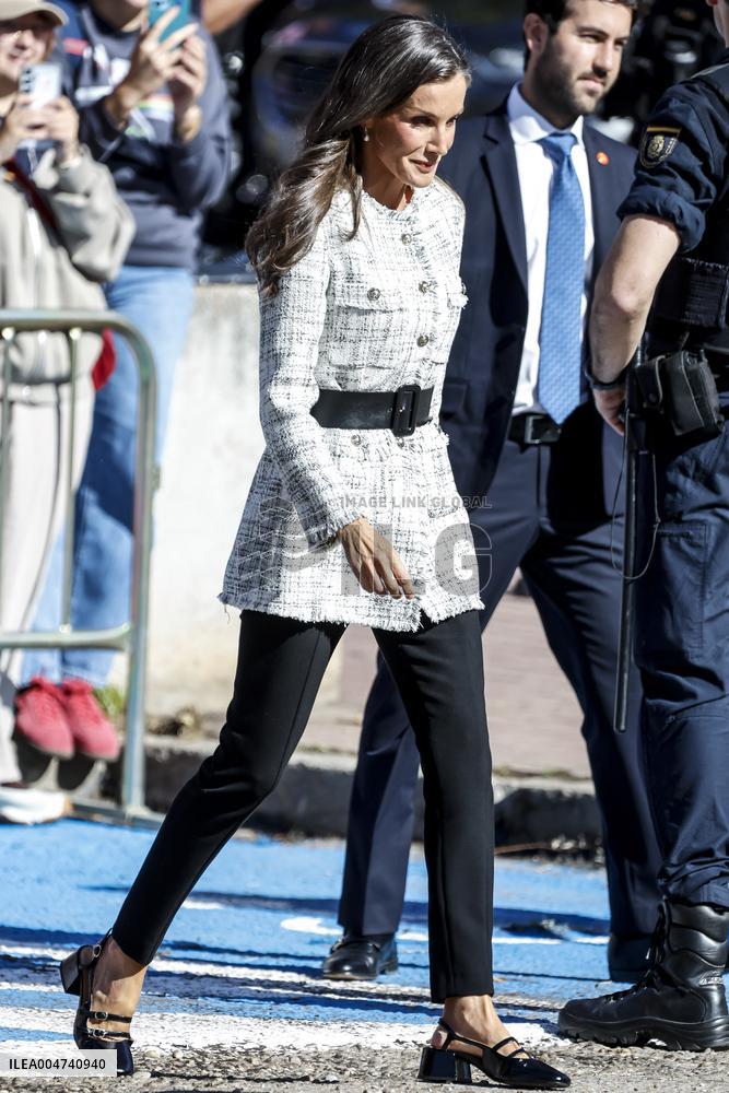 Queen Letizia Visit Cancer Research Center - Salamanca