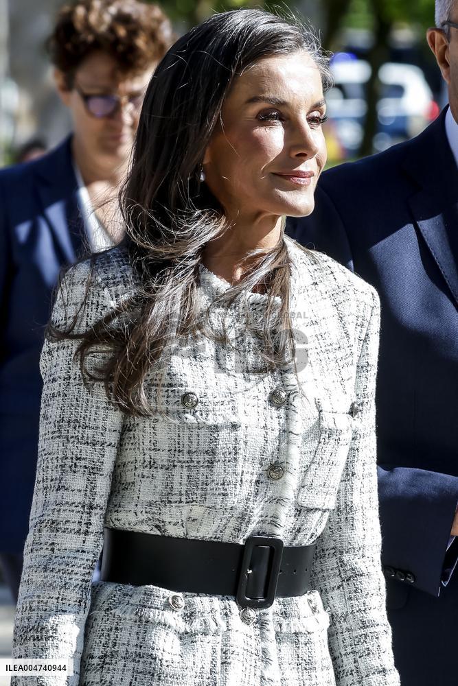 Queen Letizia Visit Cancer Research Center - Salamanca