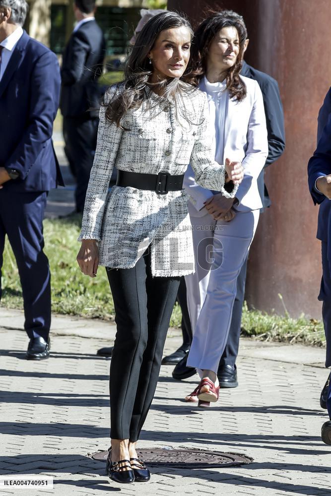 Queen Letizia Visit Cancer Research Center - Salamanca
