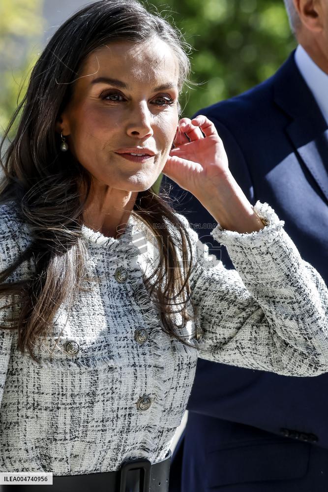 Queen Letizia Visit Cancer Research Center - Salamanca
