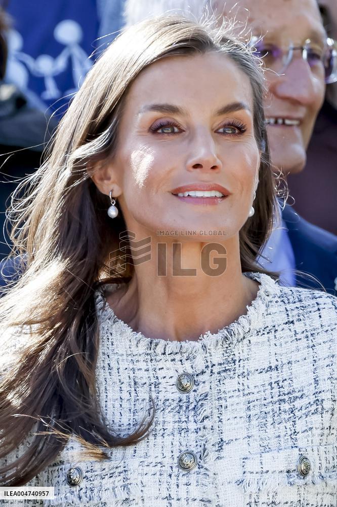 Queen Letizia Visit Cancer Research Center - Salamanca