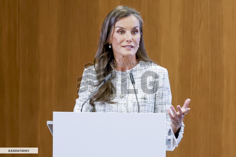 Queen Letizia Visit Cancer Research Center - Salamanca