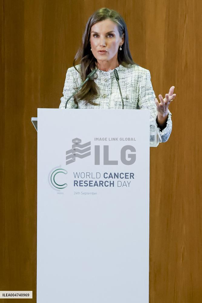 Queen Letizia Visit Cancer Research Center - Salamanca
