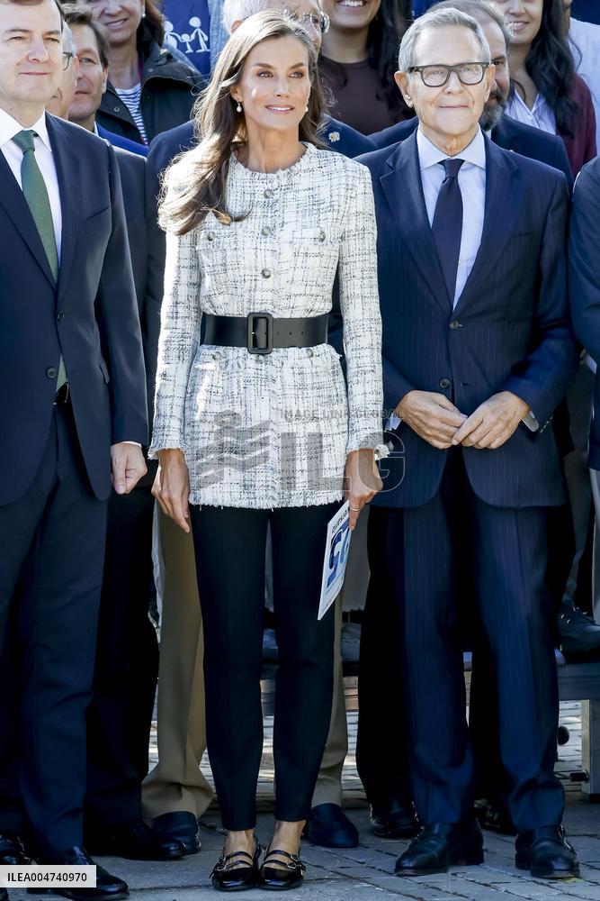 Queen Letizia Visit Cancer Research Center - Salamanca