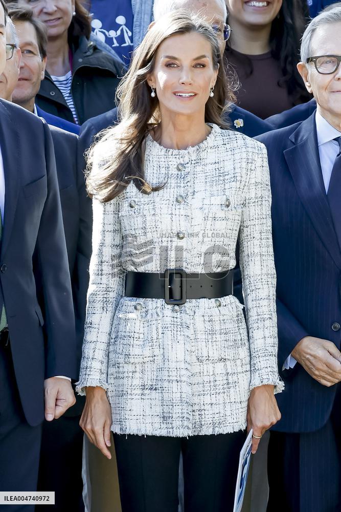 Queen Letizia Visit Cancer Research Center - Salamanca