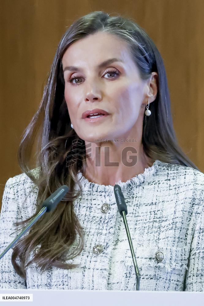 Queen Letizia Visit Cancer Research Center - Salamanca