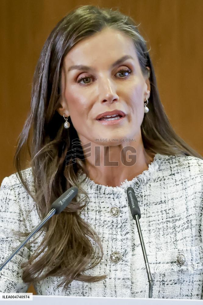 Queen Letizia Visit Cancer Research Center - Salamanca
