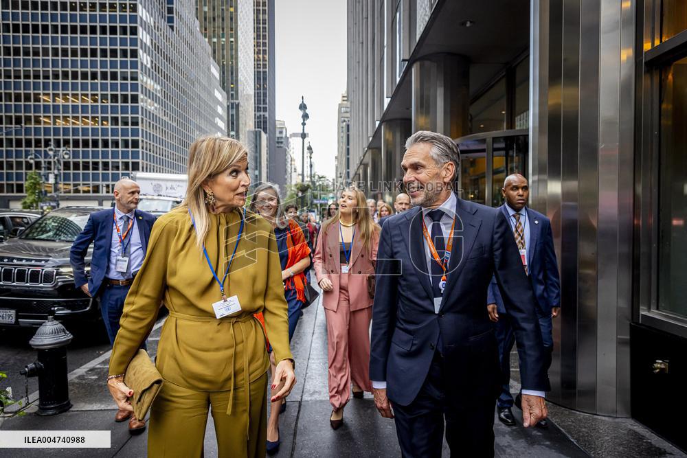 Princess Amalia and Queen Maxima On a Trip for The UN - NYC