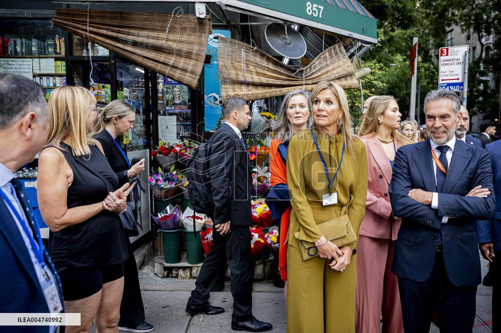 Princess Amalia and Queen Maxima On a Trip for The UN - NYC